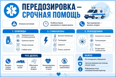 Помощь при передозировке в Озерах