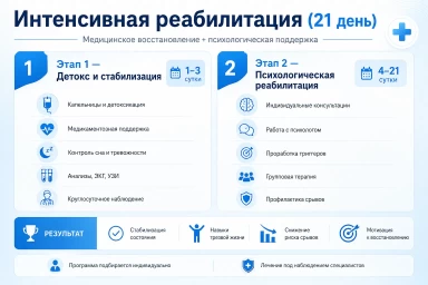 Реабилитация за 21 день в Озерах